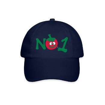 Number 1 tomato vegetable - Baseball Cap - blue/blue - Front