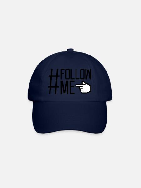 Hand Zeiger Follow - Baseballkappe - Blau/Blau