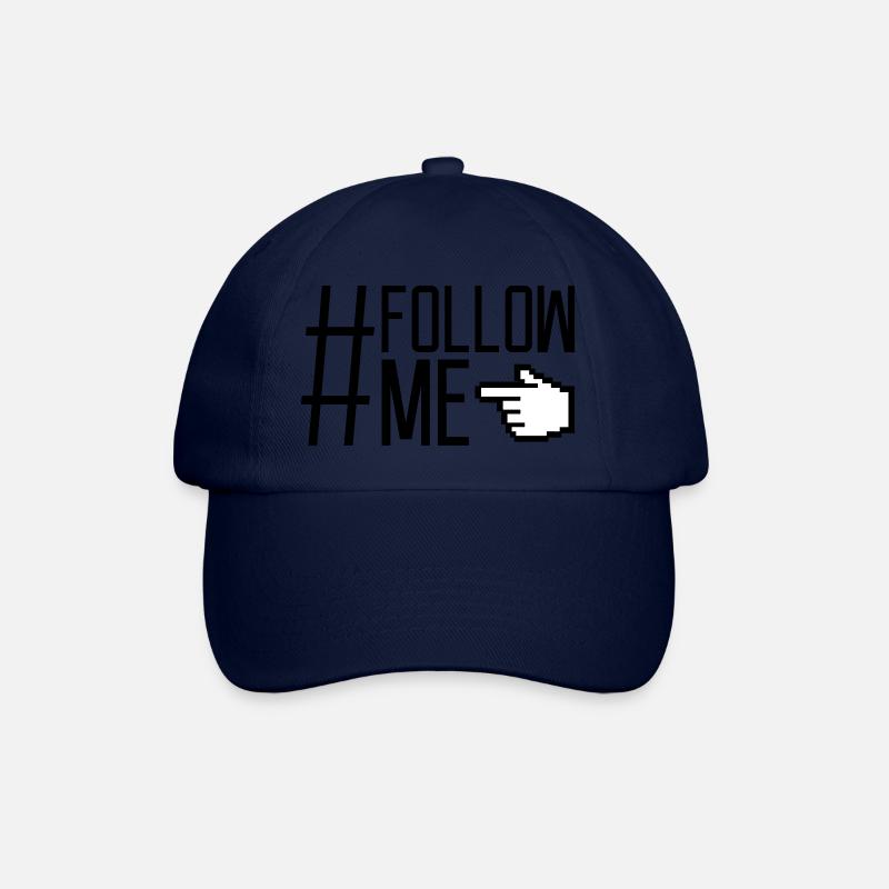 Hand Zeiger Follow - Baseballkappe - Blau/Blau
