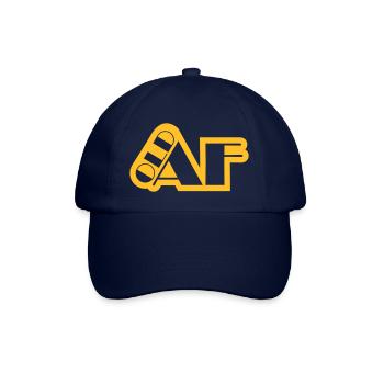 old AF Text Logo - Baseball Cap - blue/blue - Front