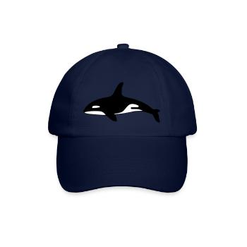 Killer whale shark ocean - Baseball Cap - blue/blue - Front