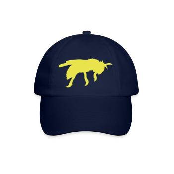hornet guepe bee silhouette shade - Baseball Cap - blue/blue - Front