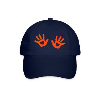Bébé mains - cœur - Casquette classique - bleu/bleu - Devant