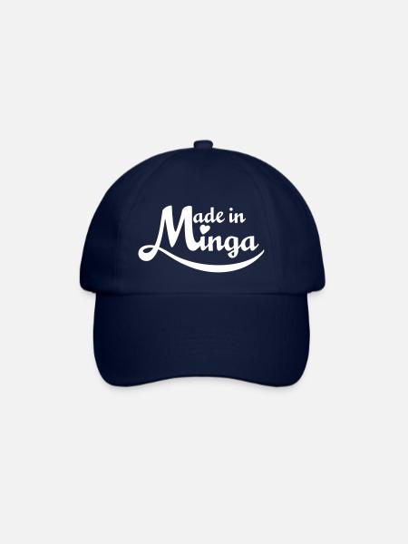 Made in Minga - für echte Münchner Kindl! - Baseballkappe - Blau/Blau