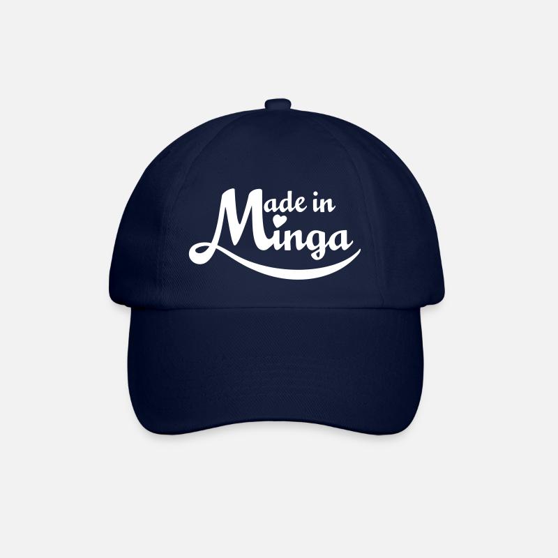 Made in Minga - für echte Münchner Kindl! - Baseballkappe - Blau/Blau
