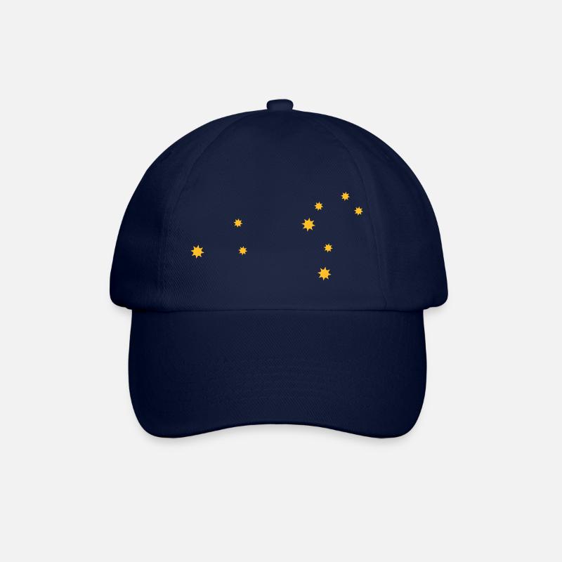 Sternzeichen Löwe Tierkreis Sternbild Himmel Katze - Baseballkappe - Blau/Blau