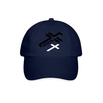 croix jésus - Casquette classique - bleu/bleu - Devant