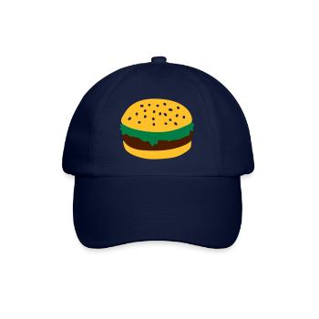 Burger - Baseballkappe - Blau/Blau - Vorne