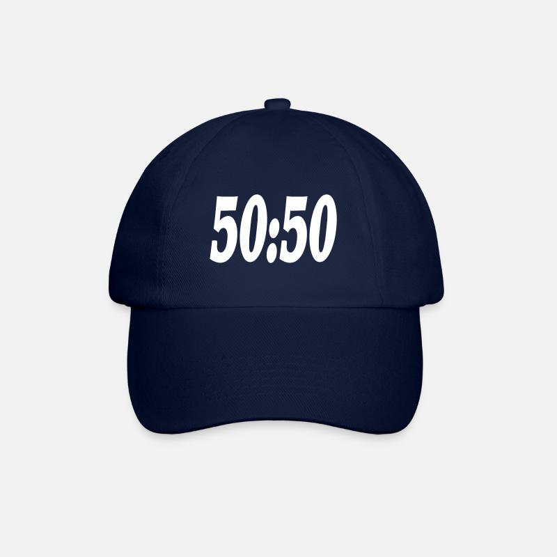 50:50 - Baseballkappe - Blau/Blau