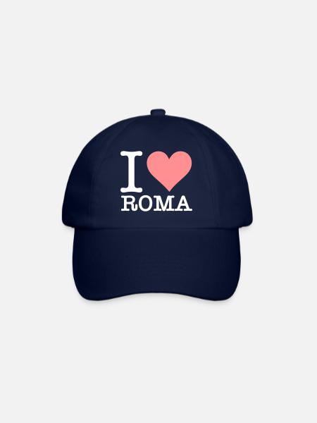 Ich liebe Rom - Baseballkappe - Blau/Blau