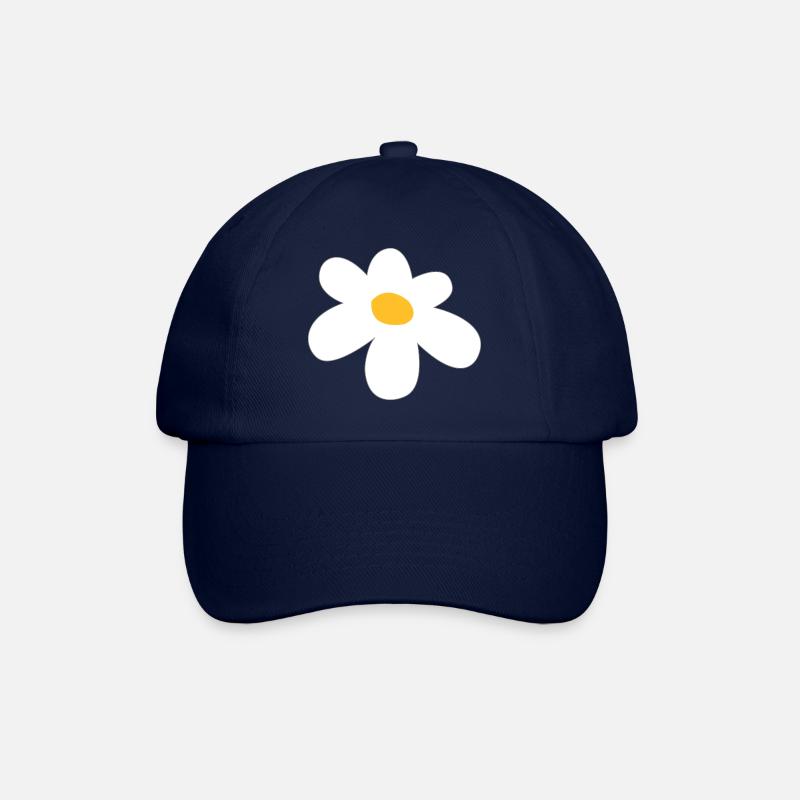 blume - Baseballkappe - Blau/Blau