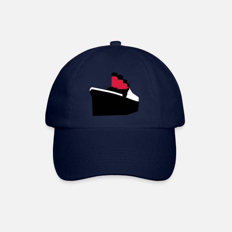 Liner vecteur océan - Casquette classique - bleu/bleu