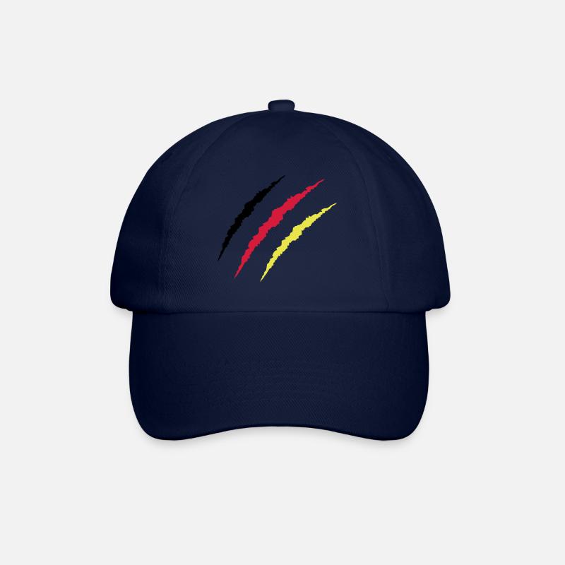 krallen_deutschland - Baseballkappe - Blau/Blau