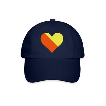 LENS Herz - Baseballkappe - Blau/Blau - Vorne