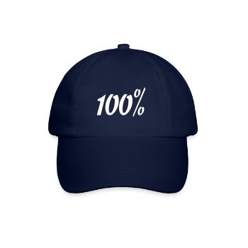 100% - Baseball Cap - blue/blue - Front
