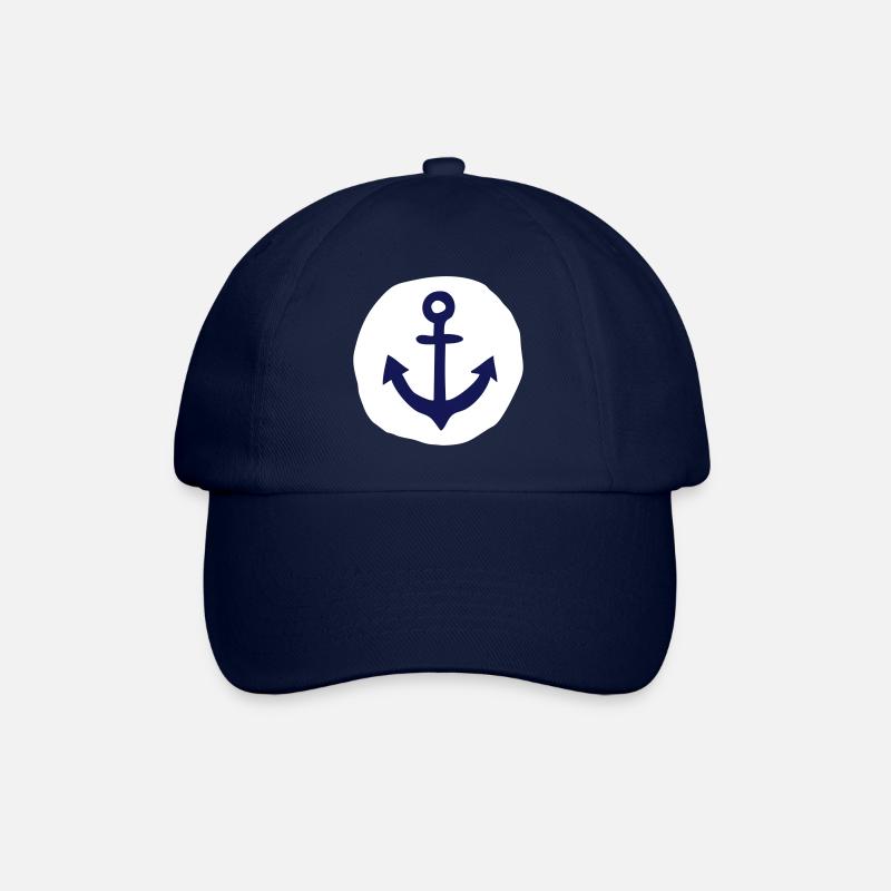 Anker - Baseballkappe - Blau/Blau
