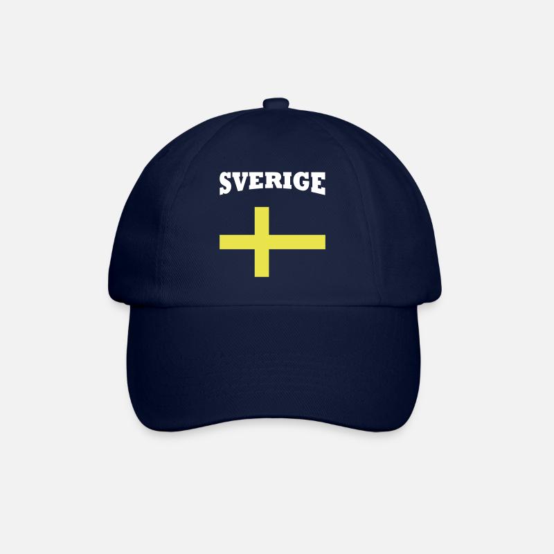 Sverige - Baseballkappe - Blau/Blau