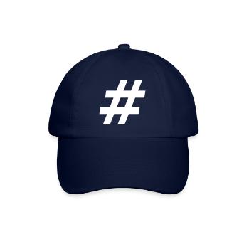 Hashtag - Baseball Cap - blue/blue - Front