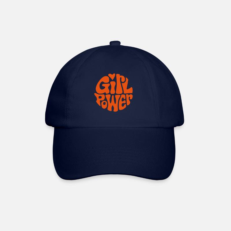 Girl power red - Baseball Cap - blue/blue