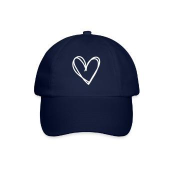 Cœur - Casquette classique - bleu/bleu - Devant