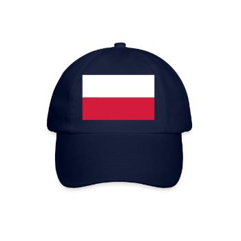 Drapeau de la Pologne - Casquette classique - bleu/bleu - Devant