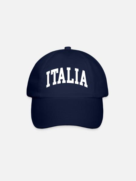 Italien - Basebollkeps - blå/blå