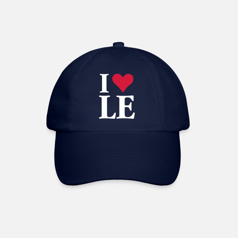 I love Leoben (white) - Baseball Cap - blue/blue