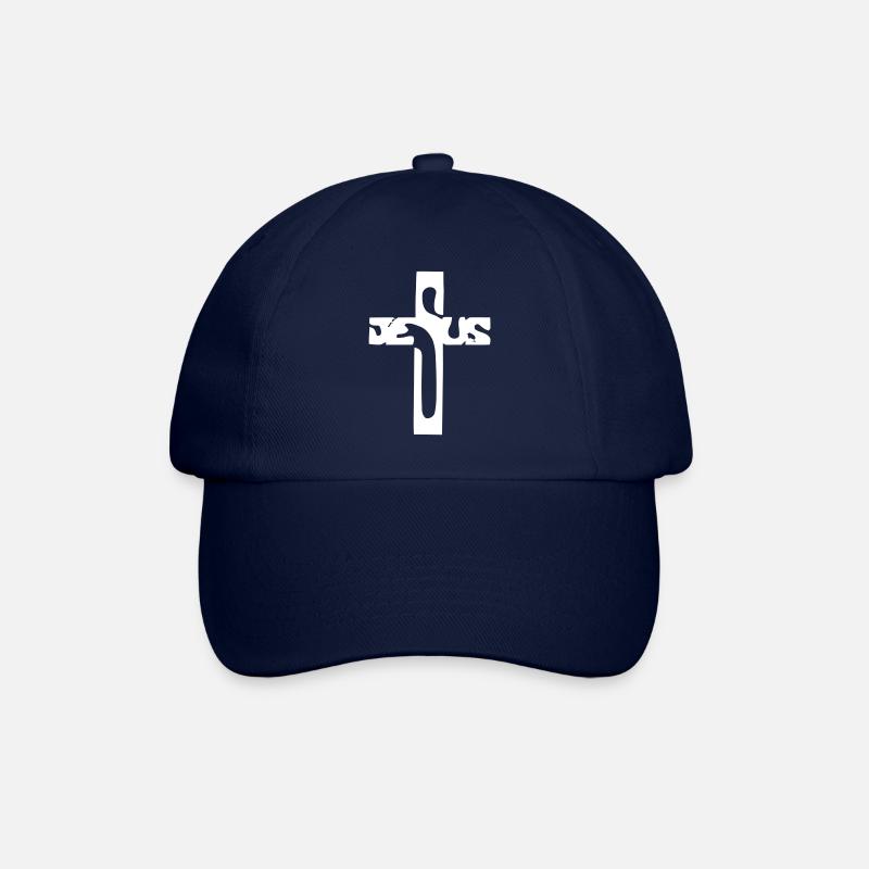 jesus - Baseballkappe - Blau/Blau