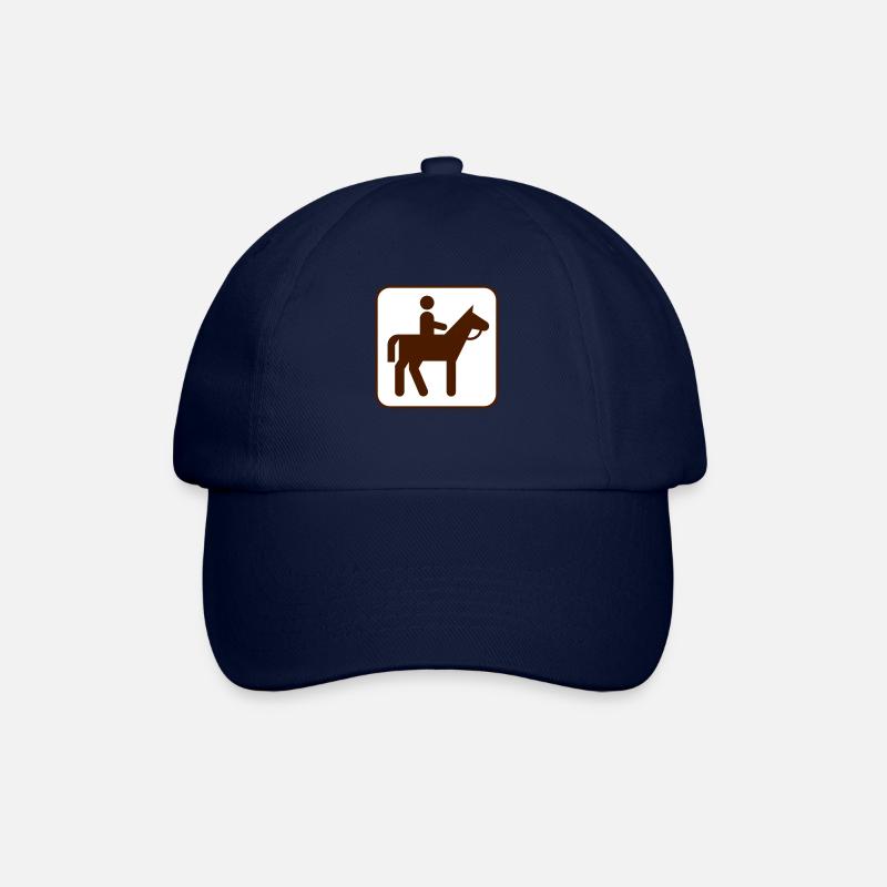 Cheval - Casquette classique - bleu/bleu