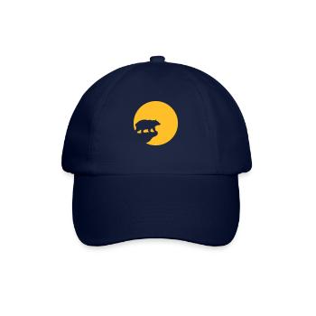 Bear Moon Cliff - Baseball Cap - blue/blue - Front