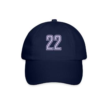 22 - Baseball Cap - blue/blue - Front