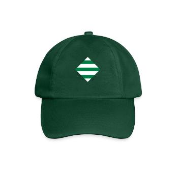 Vert et blanc - Casquette classique - vert bouteille - Devant