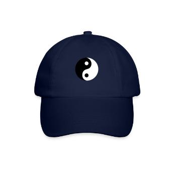 Ying und Yang - Baseballkappe - Blau/Blau - Vorne