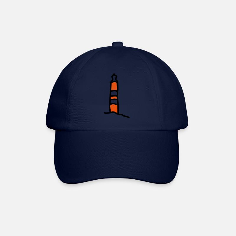 Amrumer Leuchtturm - Baseballkappe - Blau/Blau