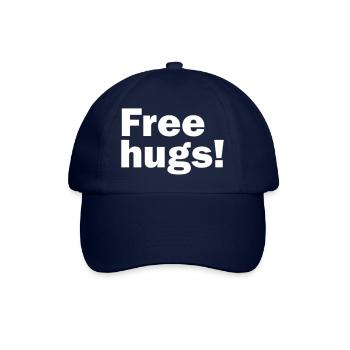 Free hugs - Baseball Cap - blue/blue - Front
