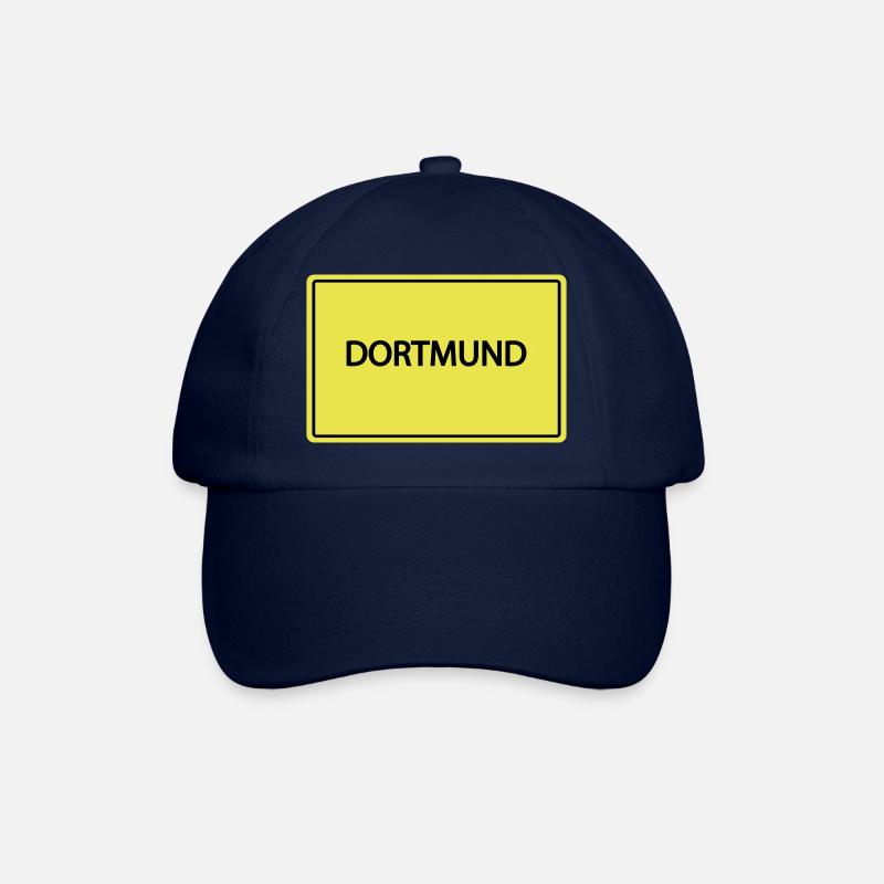 ortsschild dortmund - Baseballkappe - Blau/Blau