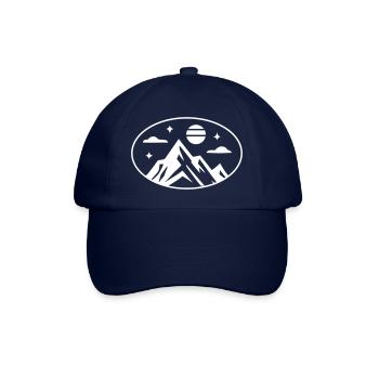Mountains icon - Baseball Cap - blue/blue - Front