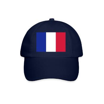 Drapeau France - Casquette classique - bleu/bleu - Devant