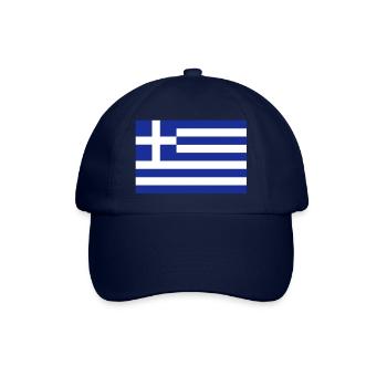 drapeau Grèce - Greece - Ελλάς - Casquette classique - bleu/bleu - Devant