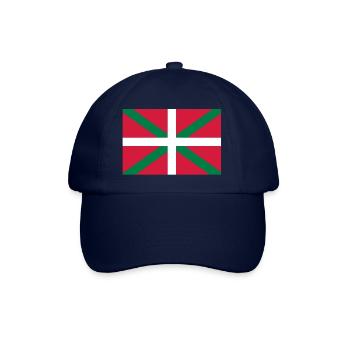 drapeau_basques_seul - Casquette classique - bleu/bleu - Devant