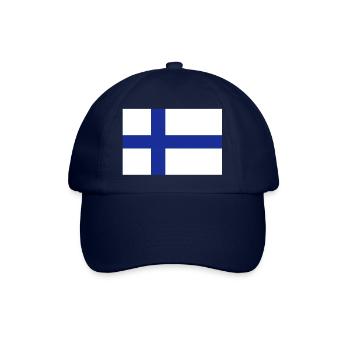 drapeau_finlande - Casquette classique - bleu/bleu - Devant