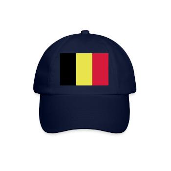 drapeau_belgique - Casquette classique - bleu/bleu - Devant