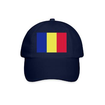 drapeau_roumanie - Casquette classique - bleu/bleu - Devant