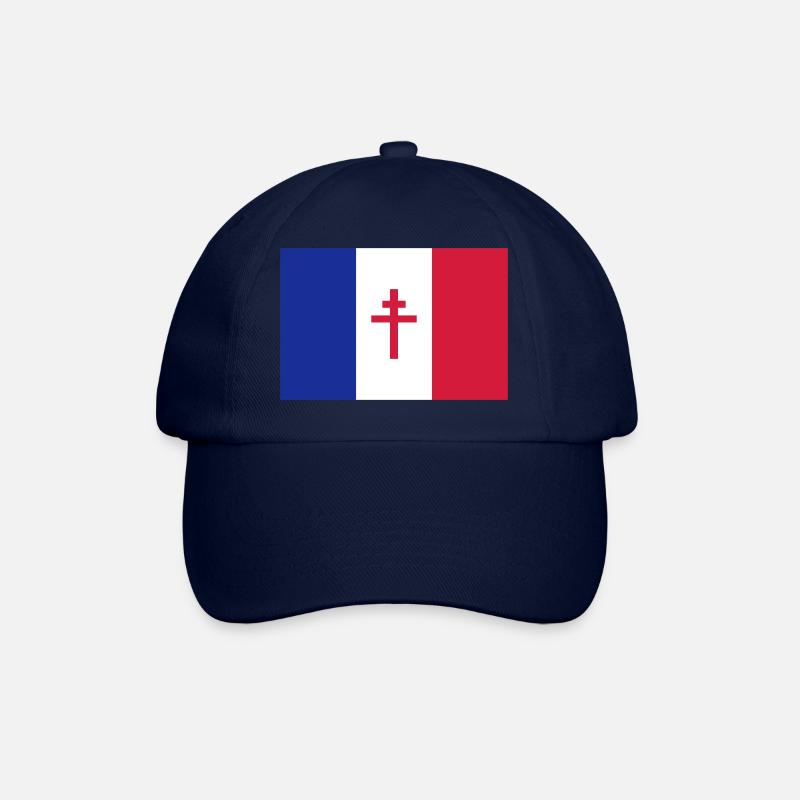 Drapeau de la FFL - Casquette classique - bleu/bleu