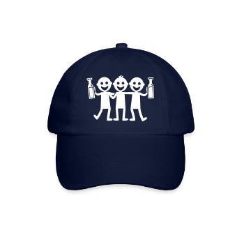 Équipe de fête de la bière drôle - Casquette classique - bleu/bleu - Devant
