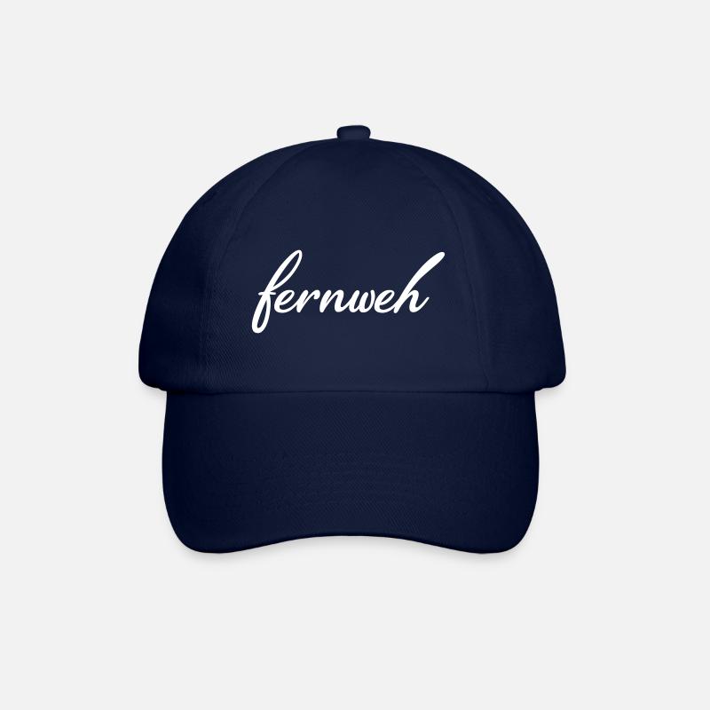 Fernweh - Baseballkappe - Blau/Blau