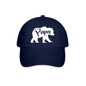 Papa Père Bear - Casquette classique - bleu/bleu - Devant