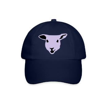 sheep, lamb - Baseball Cap - blue/blue - Front