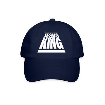Citation de Jésus est roi - Casquette classique - bleu/bleu - Devant