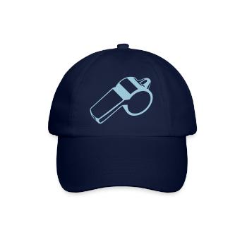 sifflet arbitre whistle 1 - Casquette classique - bleu/bleu - Devant